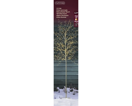 Lumineo LED boom wit 180 cm   - afbeelding 2