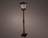 Lumineo LED staande buitenlantaarn antique brass B 25 x H 160 cm
