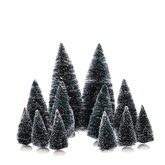 Luville Bristle bomen diverse soorten (12 stuks) - 37 x 30 x 9 cm