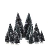 Luville Bristle tree assorted 12 pieces - l37xh9cm