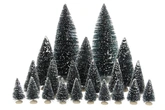 Luville Bristle tree assorted 21 pieces - h22xd8cm