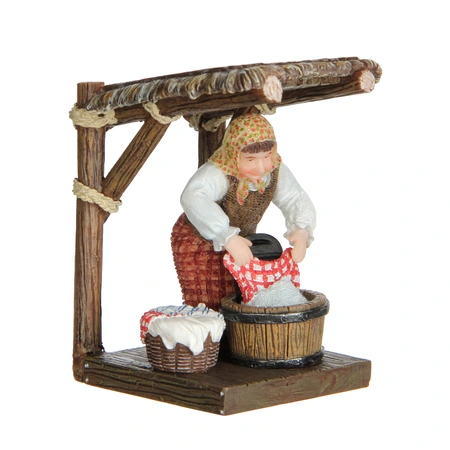 Luville Kerstdorpminiatuur Efteling Tobbelientje - H 8 cm - afbeelding 1