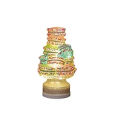 Macarons led glas staand 22.5cm mlt