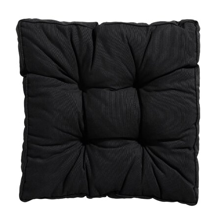 Madison Tuinkussen Florance 47X47 Panama black - afbeelding 1