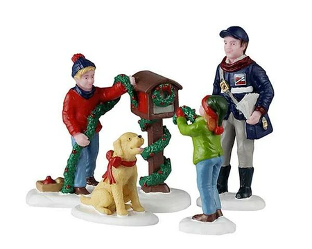 Lemax Mailbox Decorating, Set of 4