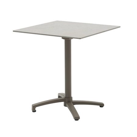 Malmö bistrotafel 70 x 70 cm espresso inklapbaar