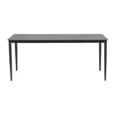 Malmö dining tafel 180 x 90 cm zwart - afbeelding 2