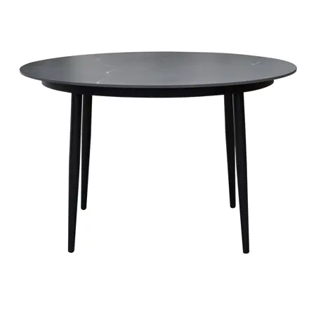 Malmö dining tafel D 130 zwart - afbeelding 2