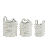 Mand polyester off-white 3st - afbeelding 2