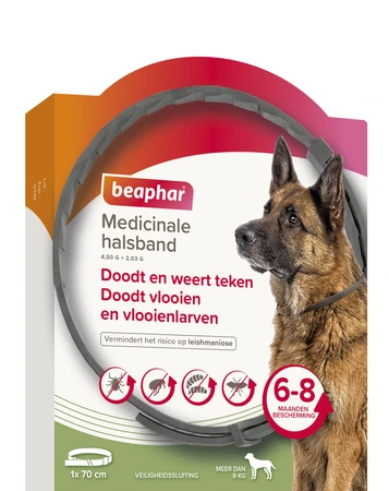 Medicinale halsband hond vanaf 8kg