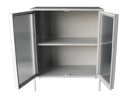 Metalen kast L 90 x H 110 x D 40 cm - afbeelding 4