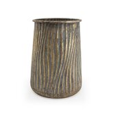 Metalen pot D21x28cm