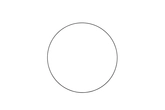 Metalen ring D 50 cm black