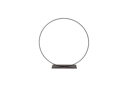 Metalen ring op voet D 35 cm black