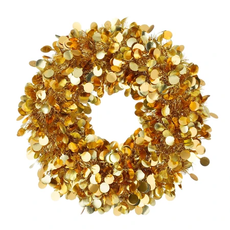 Mica Decorations Krans goud - D 46 cm
