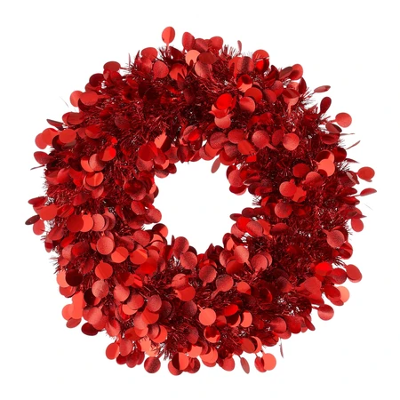 Mica Decorations Krans rood - D 46 cm