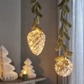 Micro LED bal d14cm-30L amb/kl warm - afbeelding 3