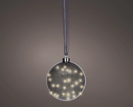 Micro LED bal d14cm-30L grs/warm wt - afbeelding 1