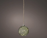 Micro LED bal d14cm grn/warm wit - afbeelding 1