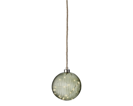 Micro LED bal d14cm grn/warm wit - afbeelding 3