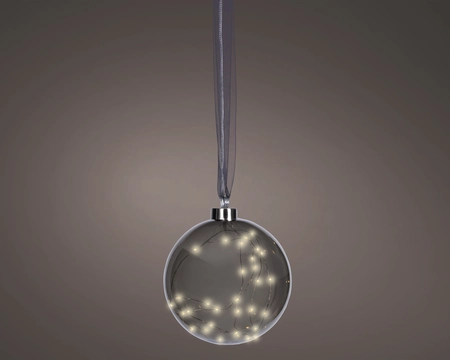 Micro LED bal d20cm-40L grs/warm wt - afbeelding 1