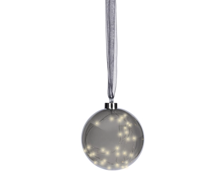 Micro LED bal d20cm-40L grs/warm wt - afbeelding 3