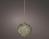 Micro LED bal d20cm grn/warm wit - afbeelding 1