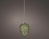 Micro LED Denappel d15h21cm grn/wwt - afbeelding 1