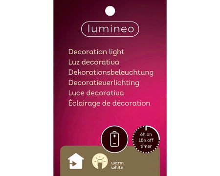Micro LED elf L13b10.5h23.5cm-6L wwit - afbeelding 2
