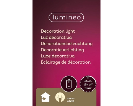 Micro LED kerstman l8.5b23h30cm wwt - afbeelding 2