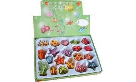 Boon mini decoratie Sealife 7 cm in showdoos