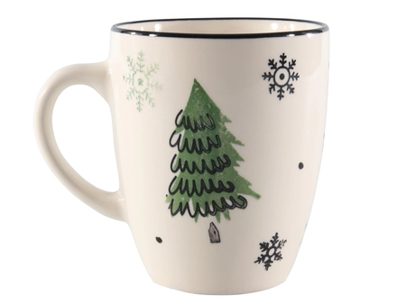 Mok kerstboom deco 350ml