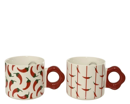 Mok porselein (1 stuk, div. soorten)