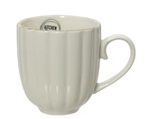 Mok porselein l13b9.3h9.9cm wit