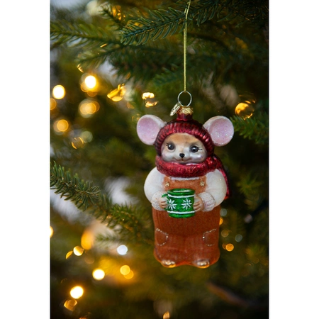 Muis glas L9b8h10.40cm a3 - afbeelding 3