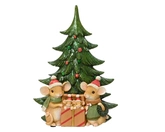 Muziekdoos polyresin L10.5b24h33.5cm grn