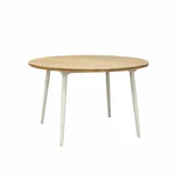 Napoli dining tafel D 130 x H 76 cm zand