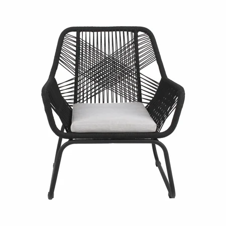 Napoli lounge stoel zwart - afbeelding 2