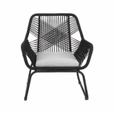 Napoli lounge stoel zwart - afbeelding 2