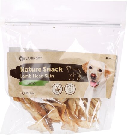 Nature Snack Lamshoofdhuid 15Cm