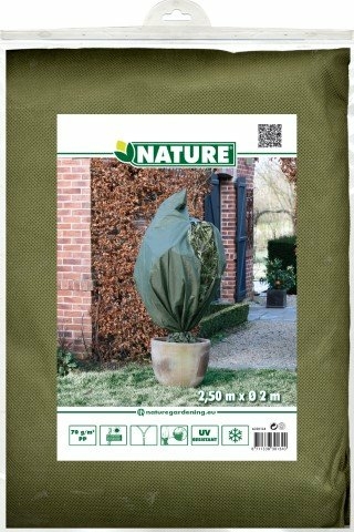 Nature Winterafdekhoes met ritssluiting - 200x150cm