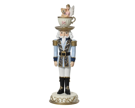 Notenkraker polyresin L9b9h30cm