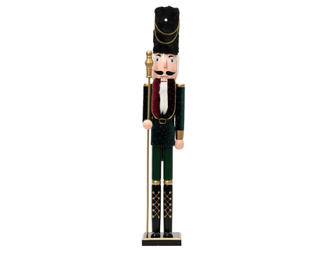 Notenkraker vurenhout L13b11h76cm groen