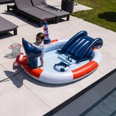Ocean Stripes Adventure Pool - 210 x 150 cm - afbeelding 4