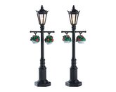 Old English Lamp Post, Set Of 2, B/O (4.5V) Lemax - afbeelding 2