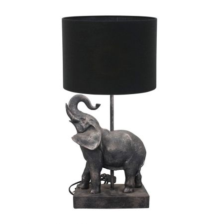 Olifant lamp met kap H52cm - afbeelding 1