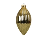 Olijf glas d6h12cm licht goud 3st - afbeelding 2