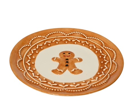 Ontbijtbord dolomiet L20b20h2cm biscuit - afbeelding 1