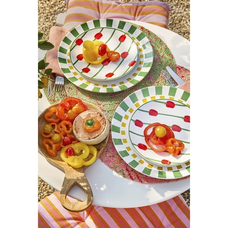 Ontbijtbord porselein - afbeelding 2