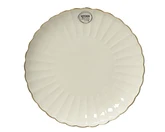 Ontbijtbord Rond Porselein 20,3 cm Wit met Gouden Rand